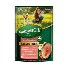 NATURE'S GIFT GRAIN FREE HOMESTYLE STEW WITH SALMON IN JELLY DOG FOOD 100G
