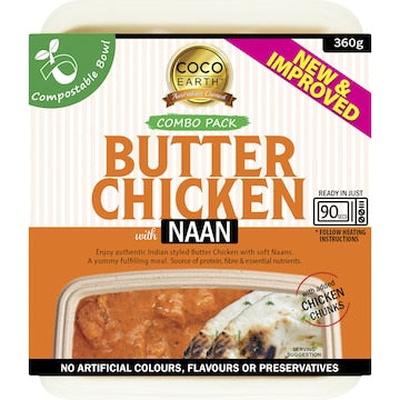 Coco Earth Butter Chicken With Naan 360g
