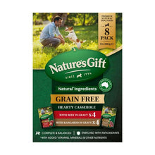 NATURE'S GIFT GRAIN FREE HEARTY CASSEROLE WITH BEEF KANGAROO DOG FOOD 8X100G