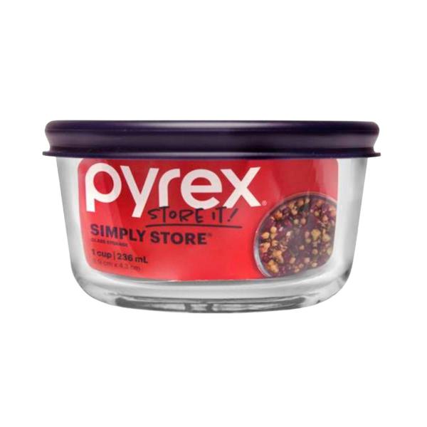 PYREX SIMPLY STORE GLASS ROUND CONTAINER 236ML