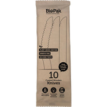 BioPak Wooden Knives 10 Pack