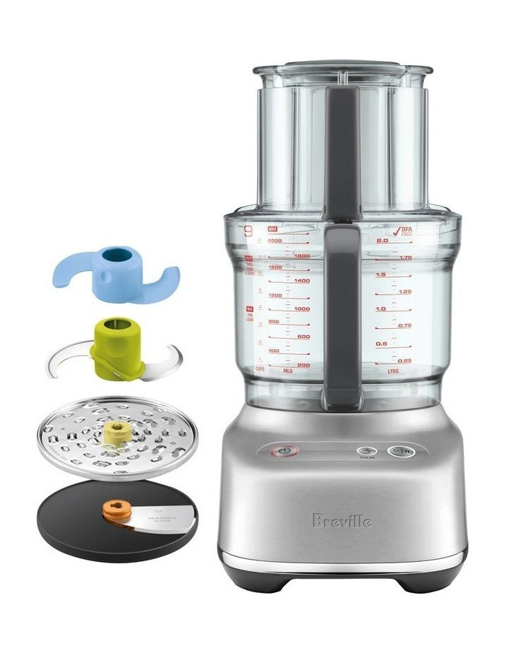 The Kitchen Wizz 9, Brushed Stainless Steel BFP610BSS2IAN1