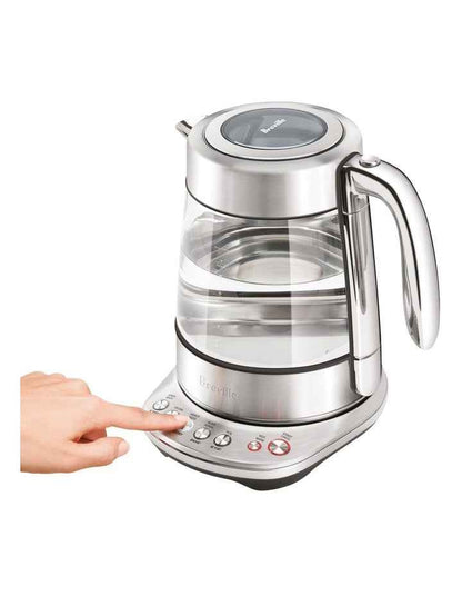 The Smart Crystal Luxe Kettle in Brushed Stainless Steel BKE855BSS4JAN1