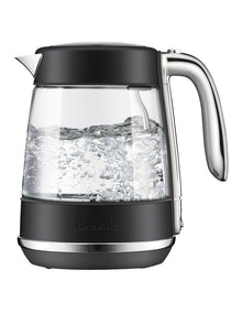 The Crystal Luxe Glass Kettle in Black Truffle BKE765BTR4JAN1