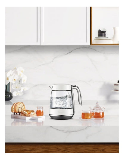 The Crystal Luxe Glass Kettle in Sea Salt BKE765SST4JAN1