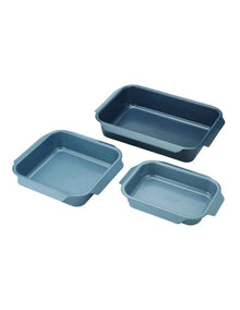 Nest Oven Roasting Trays Set of 3 in Blue