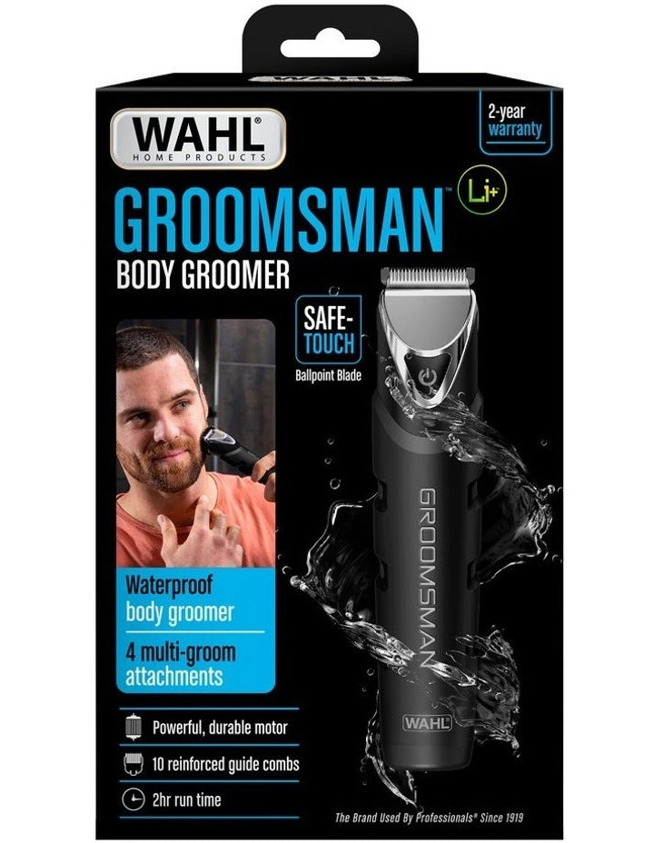 The Groomsman Stainless Steel 3025123 Body Groomer in Black
