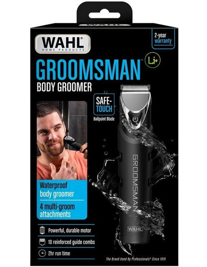 The Groomsman Stainless Steel 3025123 Body Groomer in Black