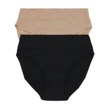 Underworks Women's Smooth Lines Hi Cut Size 14 Assorted 2 Pack