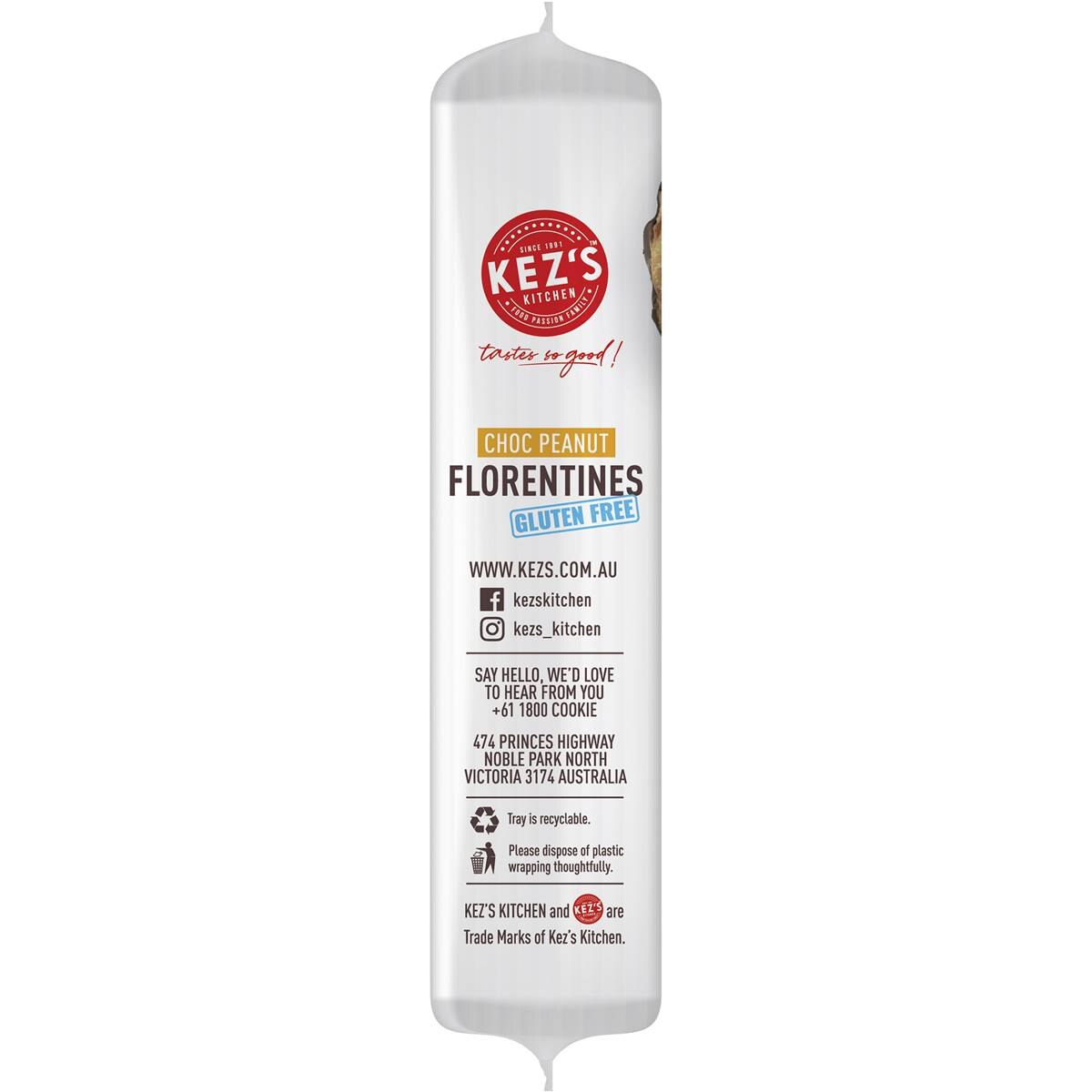 Kez's Kitchen Gluten Free Choc Peanut Florentines 185g