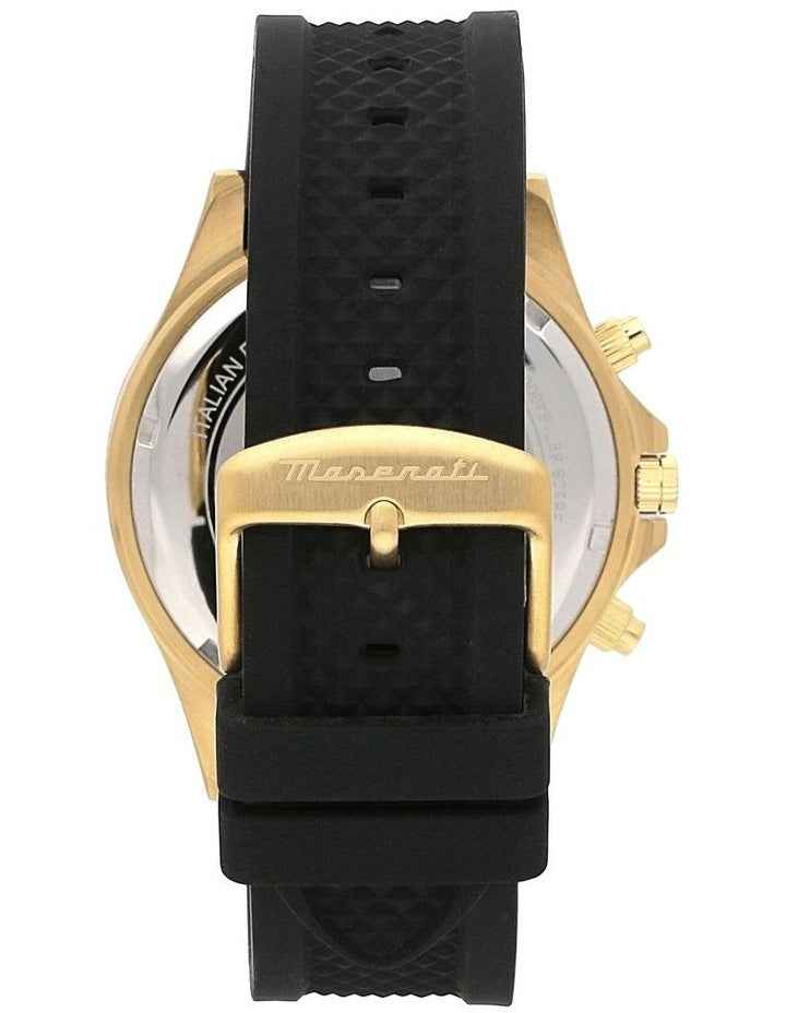 Sfida Stainless Steel Chronograph Watch 44mm in Black