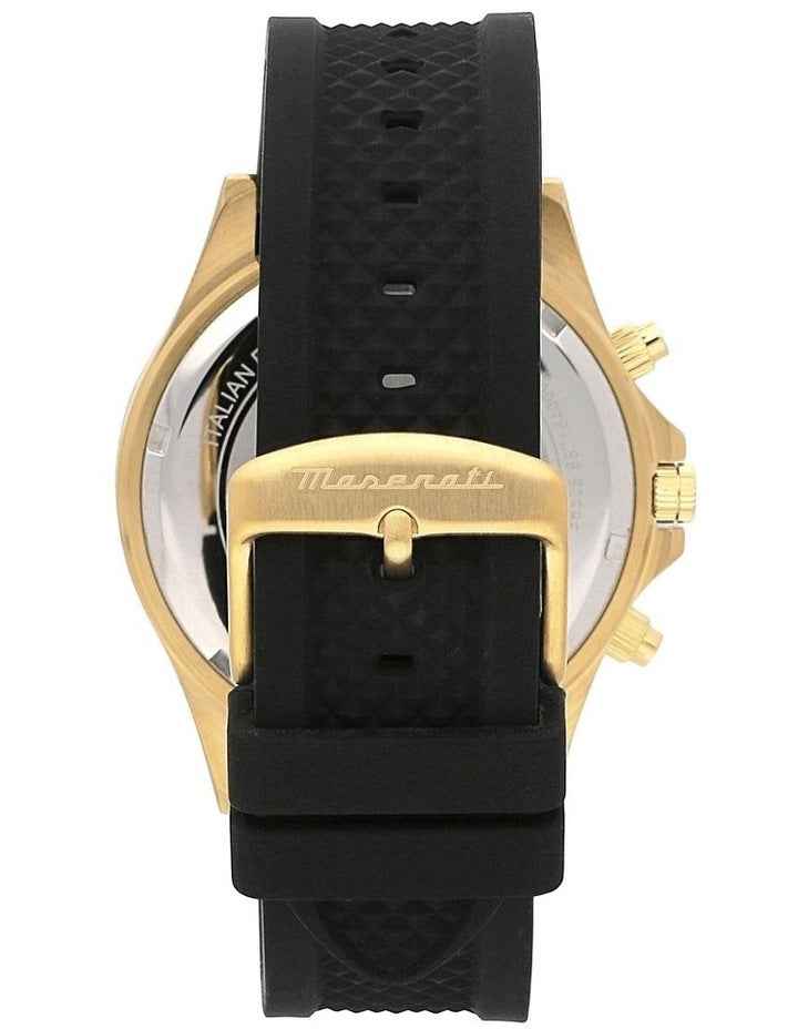 Sfida Stainless Steel Chronograph Watch 44mm in Black