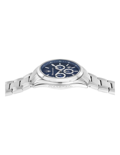Attrazione Stainless Steel Chronograph Watch 43mm in Silver