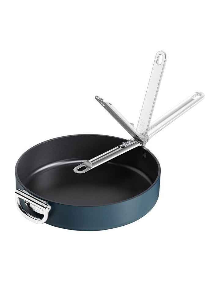 Space Non-stick Frypan 30cm in Midnight Blue