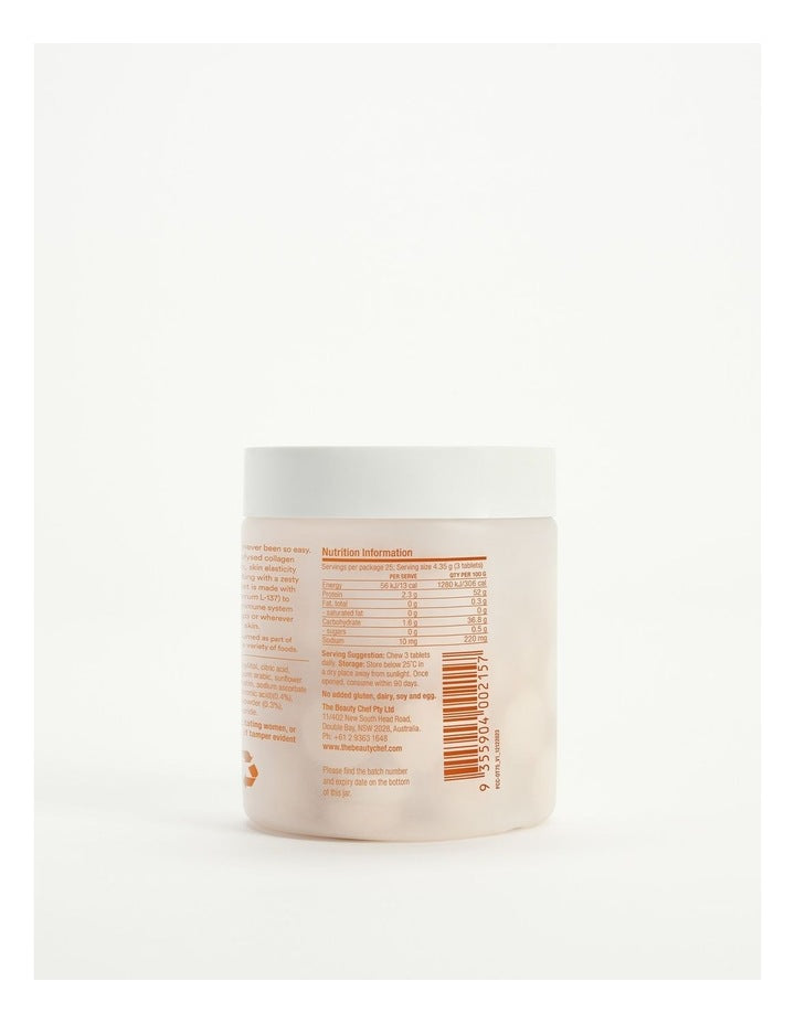 Plumpers Collagen Chewable Orange and Turmeric