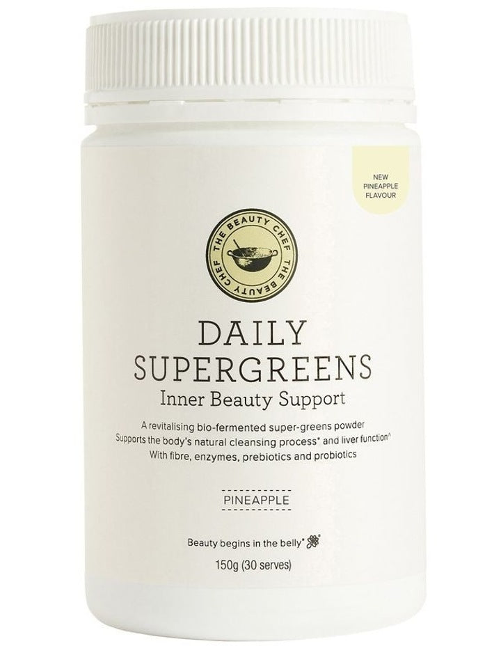 Daily Supergreens Inner Beauty Support Pineapple Powder 150g