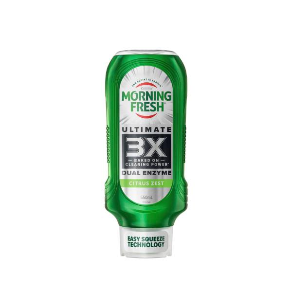 MORNING FRESH EASY SQUEEZE DUAL ENZYME CITRUS DISHWASHING LIQUID 550ML