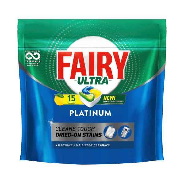 FAIRY PLATINUM DISHWASHING TABLETS 15 PACK