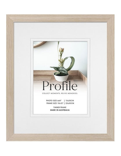 Australian Made Timber Photo Frame 10x12"/6x8" in Polar Birch