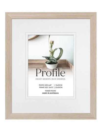 Australian Made Timber Photo Frame 10x12"/6x8" in Polar Birch