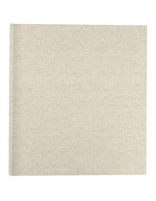 Plush Linen Photo Album 500 Photo Capacity in Cream
