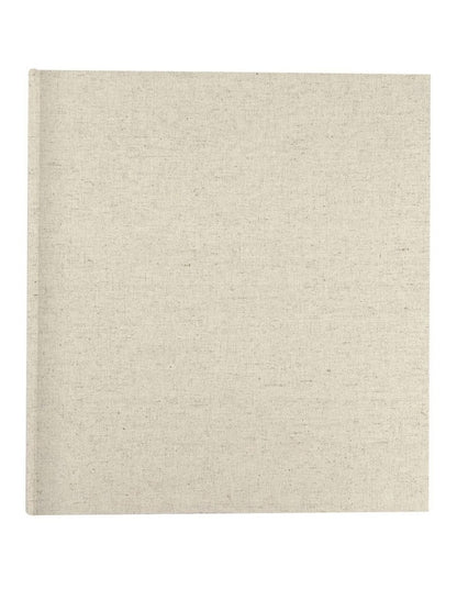 Plush Linen Photo Album 500 Photo Capacity in Cream