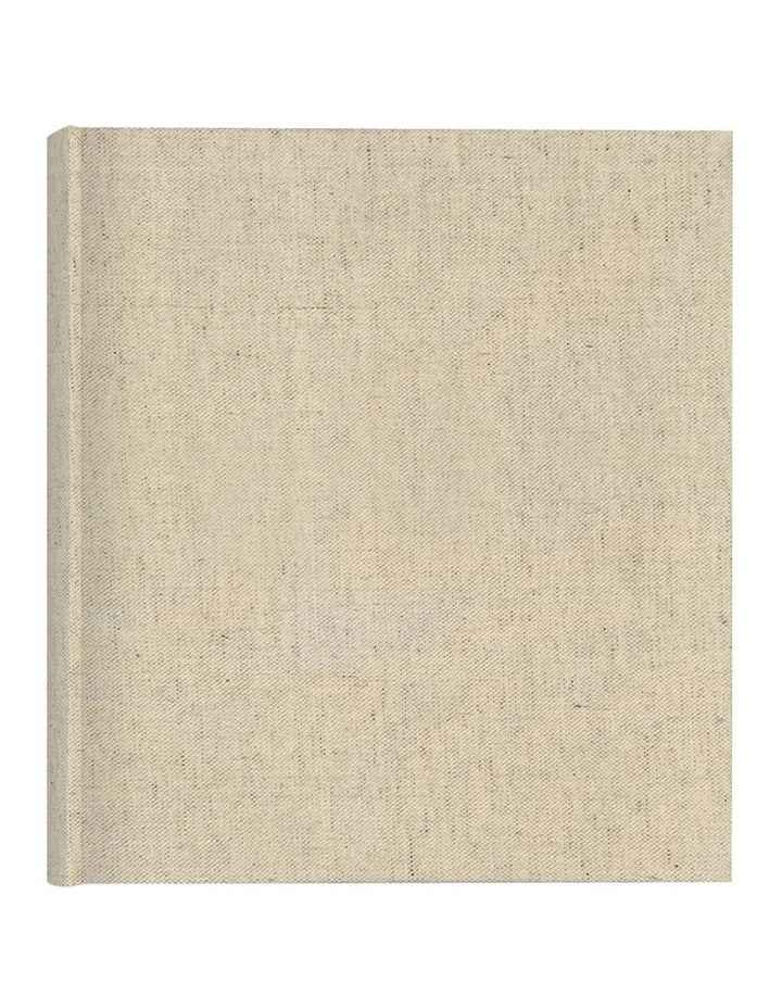 Plush Linen Photo Album 500 Photo Capacity in Cream