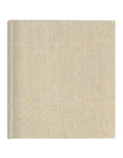 Plush Linen Photo Album 500 Photo Capacity in Cream
