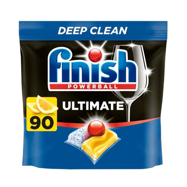 FINISH ULTIMATE DISHWASHING TABLETS LEMON 90 PACK