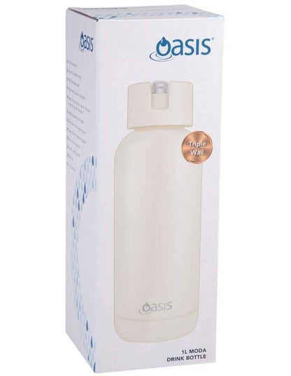 Ceramic Lined Stainless Steel Triple Wall Insulated DrinkBottle1Lin Alabaster