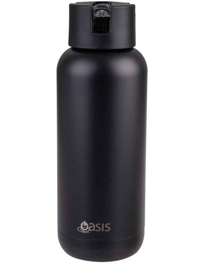 Ceramic Lined Stainless Steel Triple Wall Insulated DrinkBottle1Lin Black