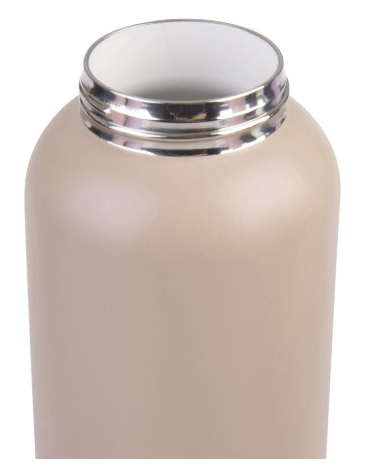 Ceramic Lined Stainless Steel Triple Wall Insulated Moda Drink Bottle 1L in Latte