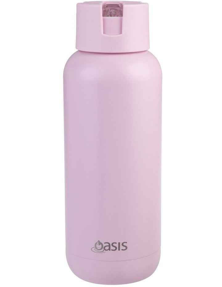 Moda Ceramic Lined Stainless Steel Triple Wall Insulated Drink Bottle 1L in Pink