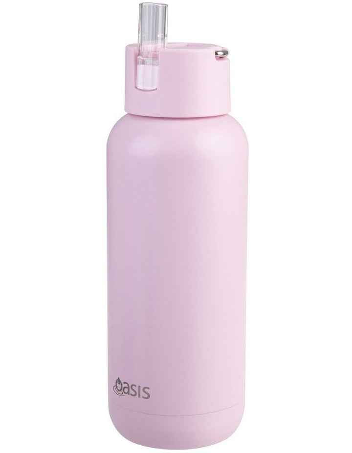 Moda Ceramic Lined Stainless Steel Triple Wall Insulated Drink Bottle 1L in Pink