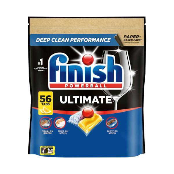 FINISH ULTIMATE DISHWASHING TABLETS LEMON 56 PACK