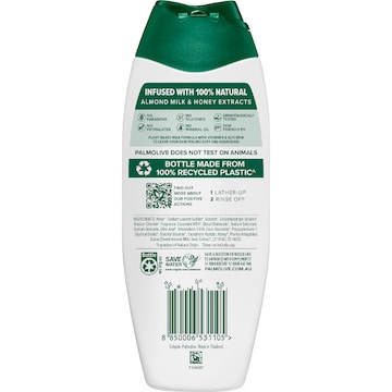 Palmolive Body Wash Shower Gel Naturals Milk & Honey 500mL