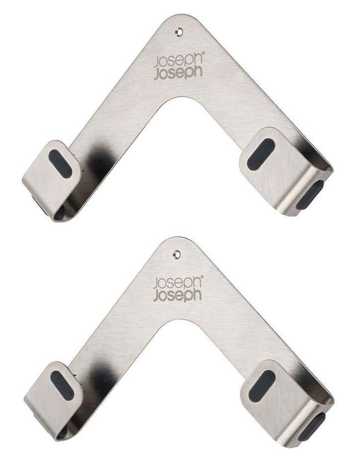 Steel Space Pan Lid Holders Pack of 2 in Silver