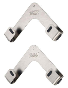 Steel Space Pan Lid Holders Pack of 2 in Silver