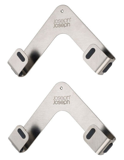 Steel Space Pan Lid Holders Pack of 2 in Silver