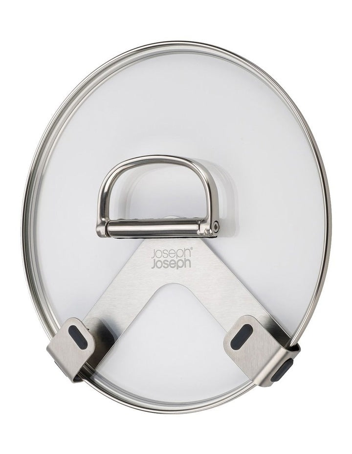 Steel Space Pan Lid Holders Pack of 2 in Silver