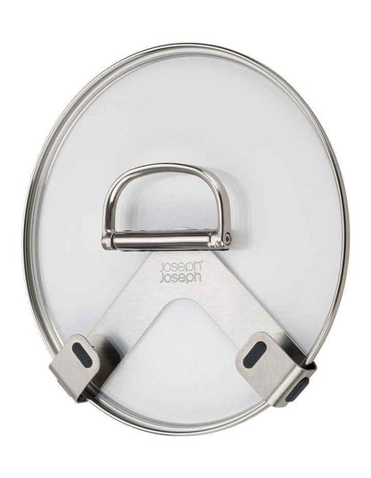 Steel Space Pan Lid Holders Pack of 2 in Silver