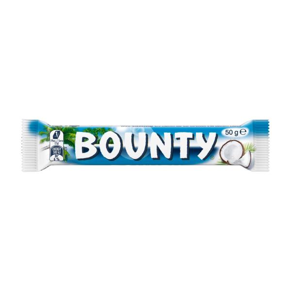 BOUNTY COCONUT CHOCOLATE BAR 50G