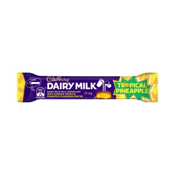 CADBURY DAIRY MILK PINEAPPLE CHOCOLATE BAR 46G