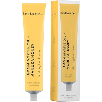 Freshwater Farm Australia Lemon Myrtle Oil & Manuka Honey Soothing Hand Cream 100mL