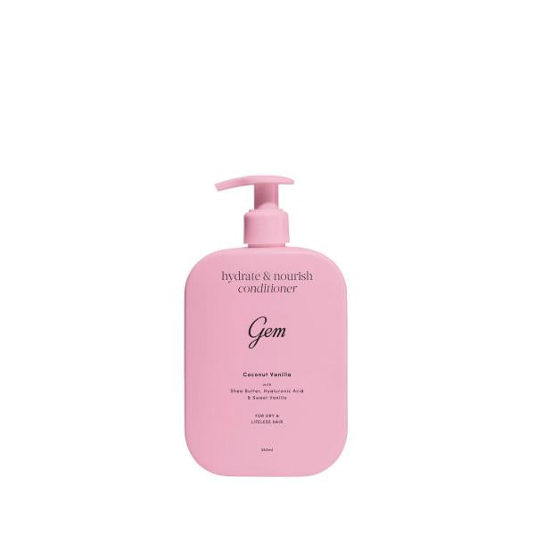 GEM HYDRATE & NOURISH CONDITIONER COCONUT VANILLA 350ML