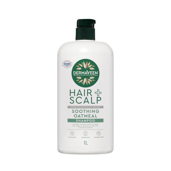 DERMAVEEN SOOTHING OATMEAL SHAMPOO 1L