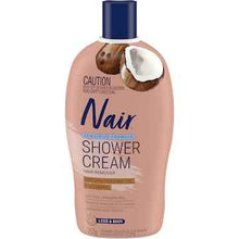 Nair Hair Removal Shower Cream Sensitive Coconut Oil 357g