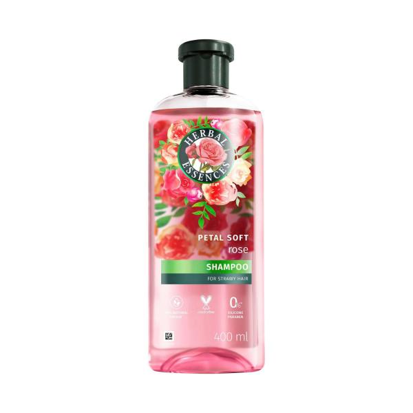 HERBAL ESSENCES SHAMPOO PETAL SOFT ROSE HAIRCARE 400 ML