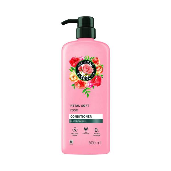 HERBAL ESSENCES CONDITIONER PETAL SOFT ROSE HAIRCARE 600 ML