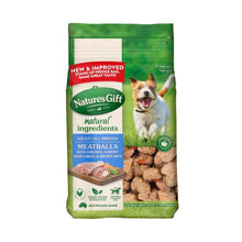 NATURE'S GIFT MEATBALLS WITH CHICKEN BROWN RICE & GARDEN VEG DOG FOOD 700GRAM